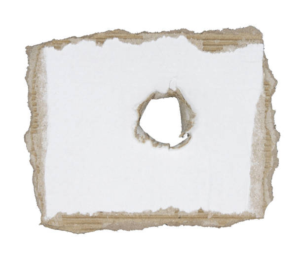 istock A piece of paper is torn with a hole isolated on white background 1760822169