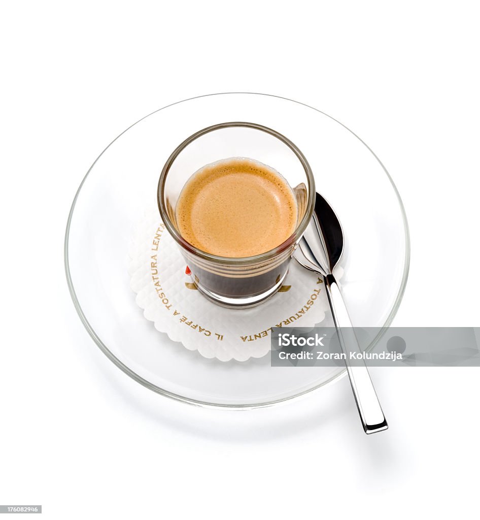 Espresso ("tostatura lenta" è un termine generale per "slow") di caffè tostato - Foto stock royalty-free di Bevanda calda