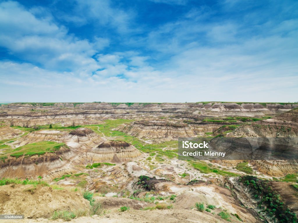 Canyon Horseshoe formação Alberta, Canadá - Foto de stock de Alberta royalty-free