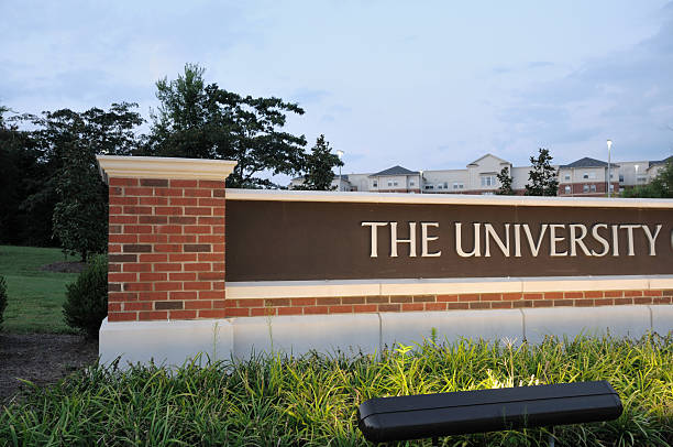istock University sign in morning 176083059