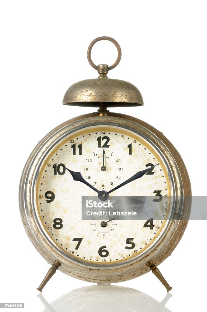 Antiguo reloj despertador - Foto de stock de 1960-1969 libre de derechos