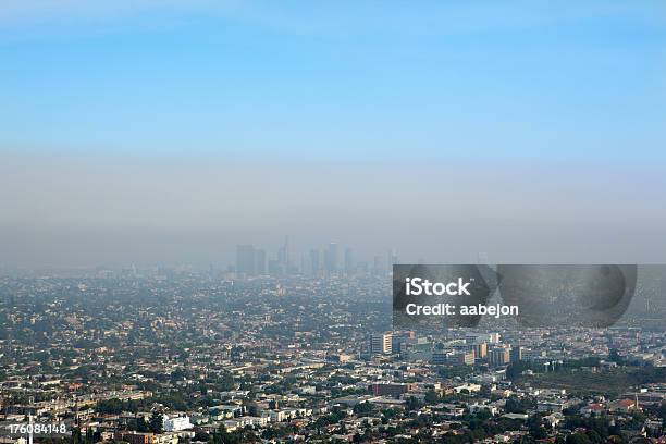 Los Angeles Smog - zdjęcia stockowe i więcej obrazów Bez ludzi - Bez ludzi, Budynek z zewnątrz, Dym