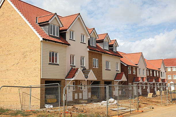 istock New townhouses under constuction on a building site 176085903