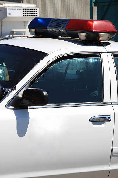 istock Close up of Police lights 176086020