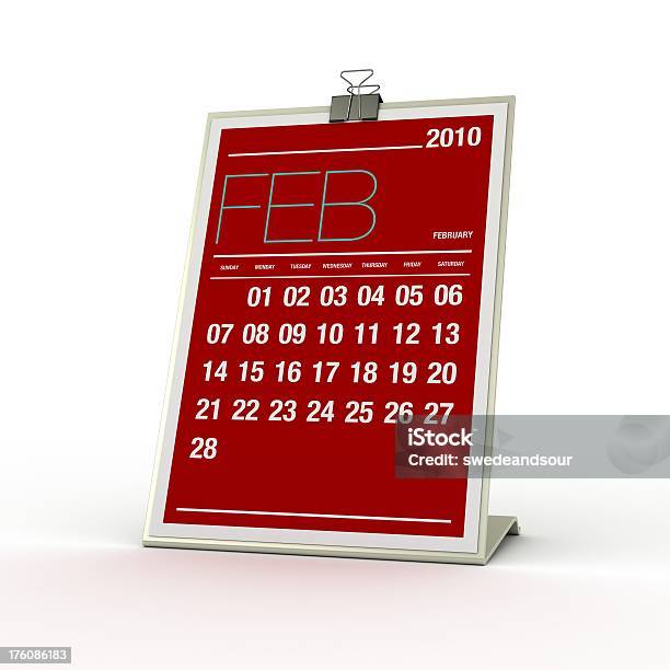 2010 年 2 月のカレンダー - 2010年のストックフォトや画像を多数ご用意 - 2010年, カットアウト, カレンダー