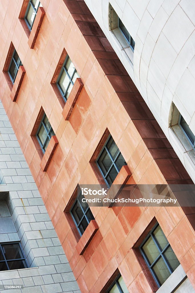 Condominium Apartment Highrise Architecture "Modern urban apartment highrise architecture.  San Francisco, California, 2009." Abstract Stock Photo