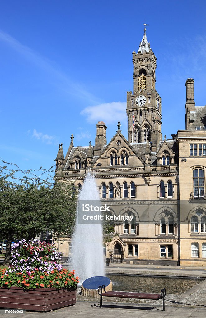 Bradford Town Hall - Foto stock royalty-free di Architettura