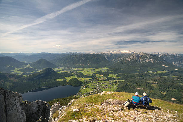 istock Senior Couple Enjoying the View - Austrian Alps Panorama 176086469