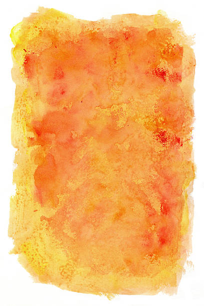 istock Orange Magma Watercolour Background 176086565