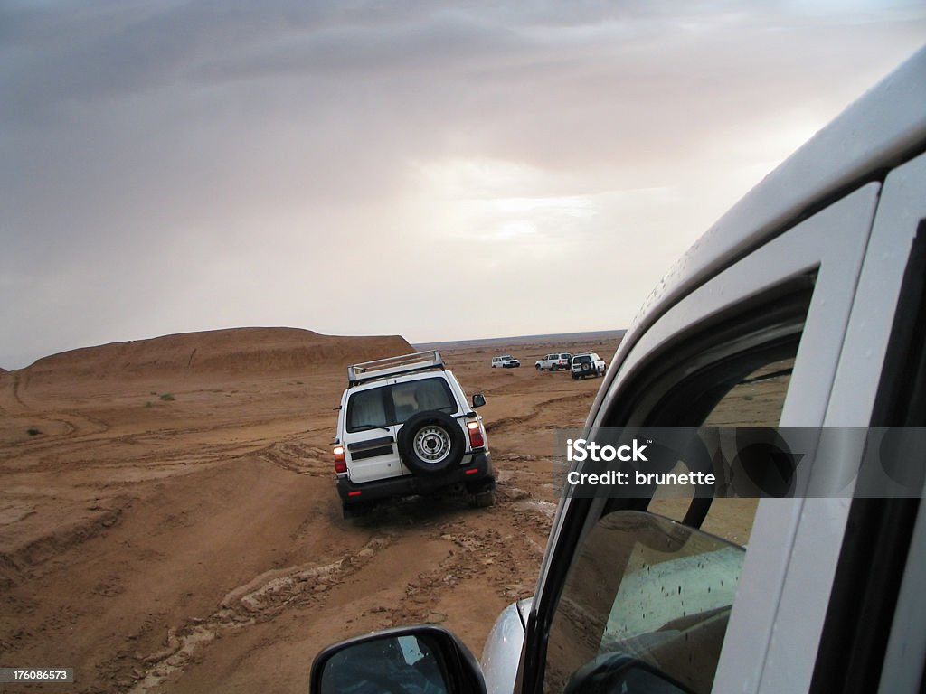 Sahara on 4x4 Sahara jeep safari Tunisia Stock Photo
