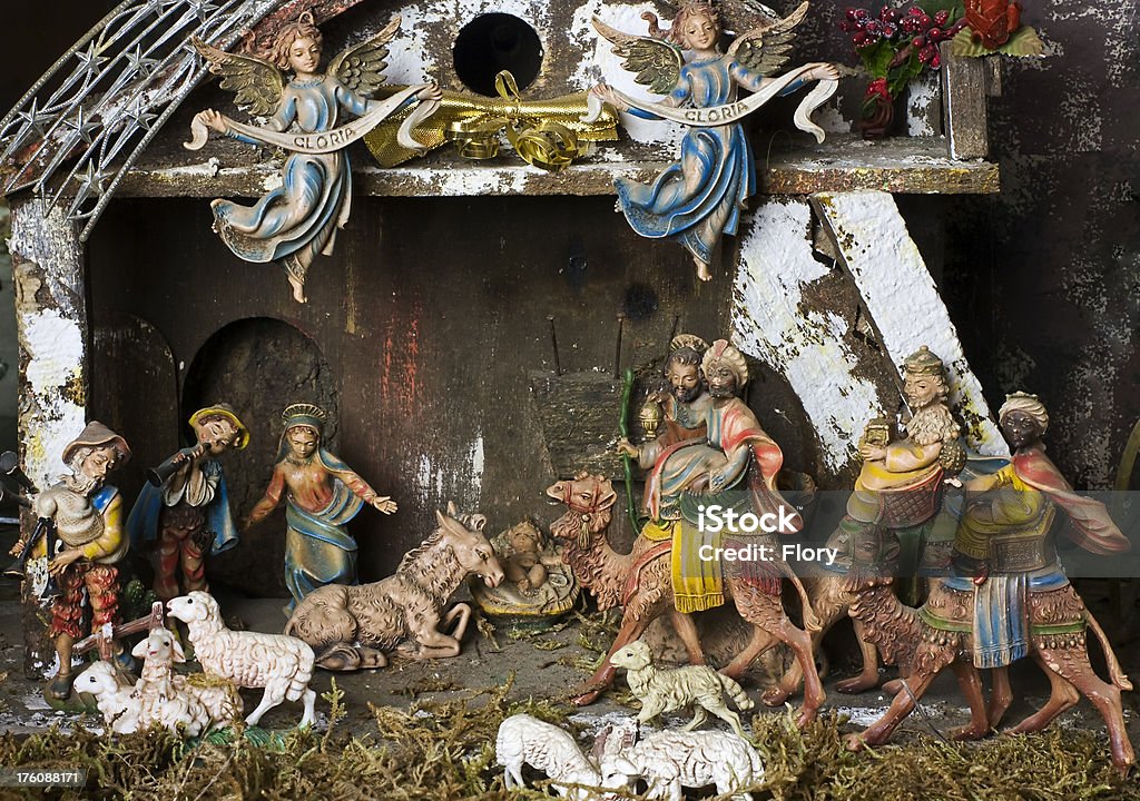 Crèche de Noël, Noël - Photo de Chameau libre de droits