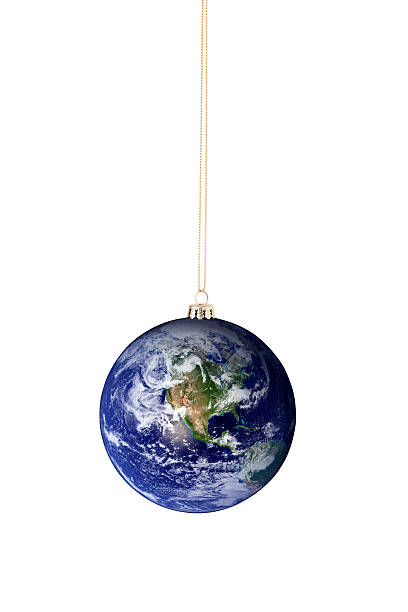 istock Earth Christmas Ball 176088772
