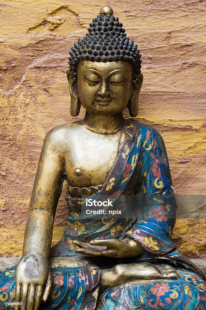 Statue of Bouddha - Zbiór zdjęć royalty-free (Azja)