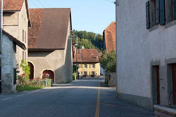 istock Swiss Village on Summer Evening 176088903