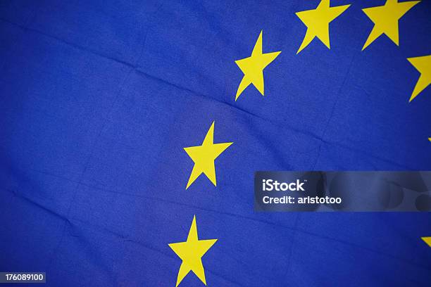 Foto de Bandeira Europeia e mais fotos de stock de Bandeira - Bandeira, Bandeira da Comunidade Européia, Comunidade Europeia