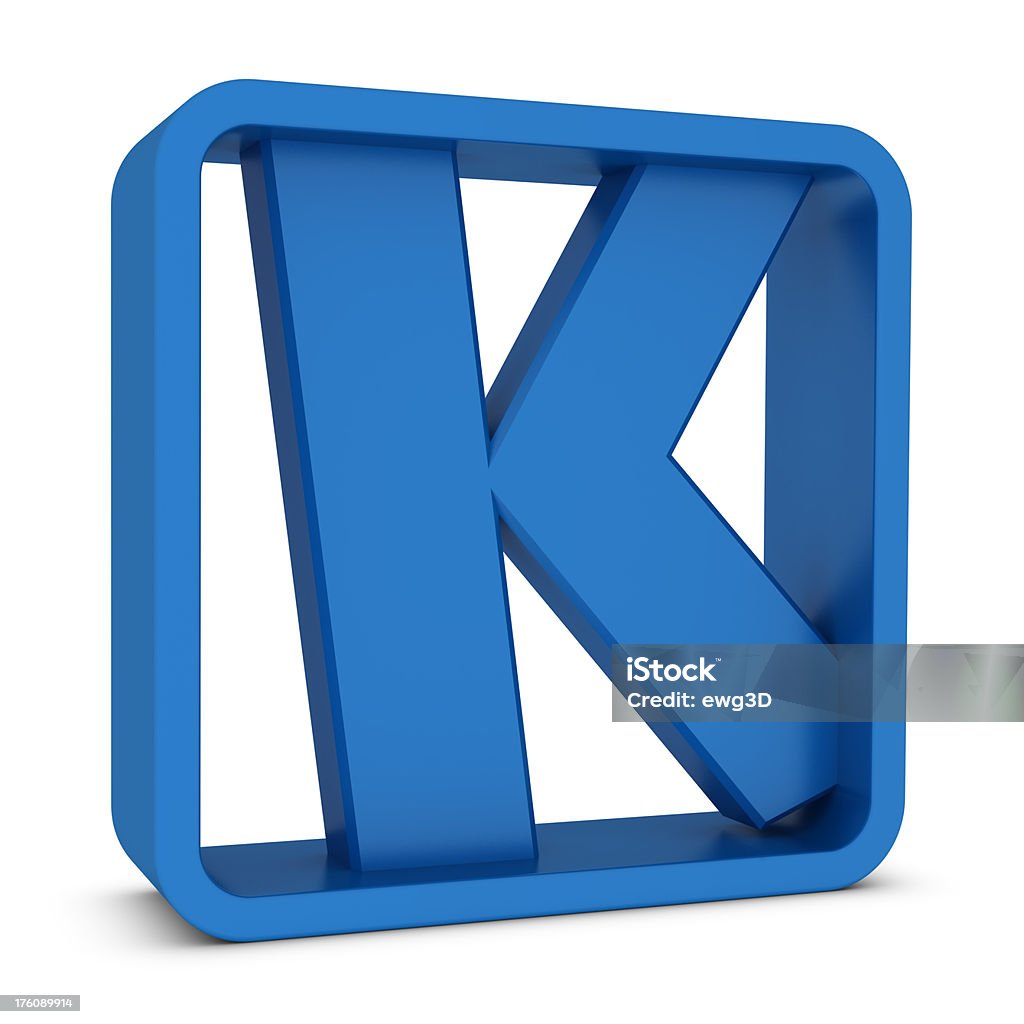 レター K - 3Dのロイヤリティフリーストックフォト