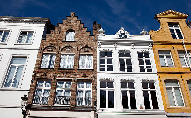 istock Gabled Architecture in Bruges Belgium 176089940
