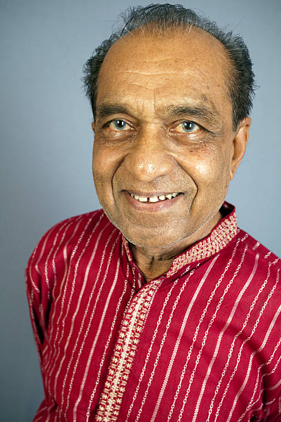 istock Cheerful Indian Senior man Vertical 176090086
