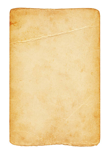 istock Grunge vintage paper isolated on white (clipping path included) 176090774
