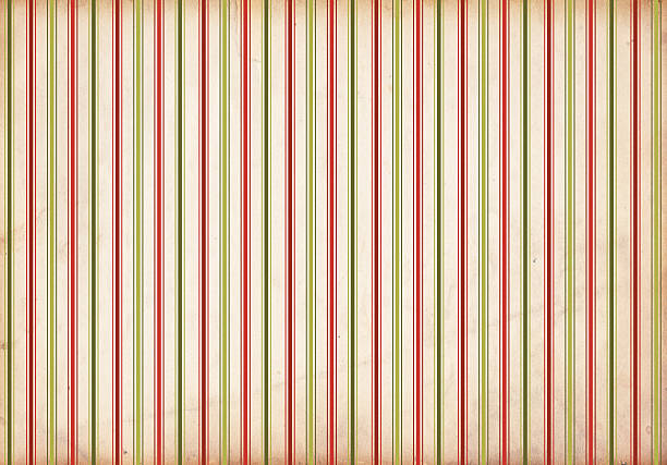 Retro Christmas Stripe Pattern Background stock photo