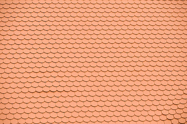 istock Orange roof texture 1 176091523