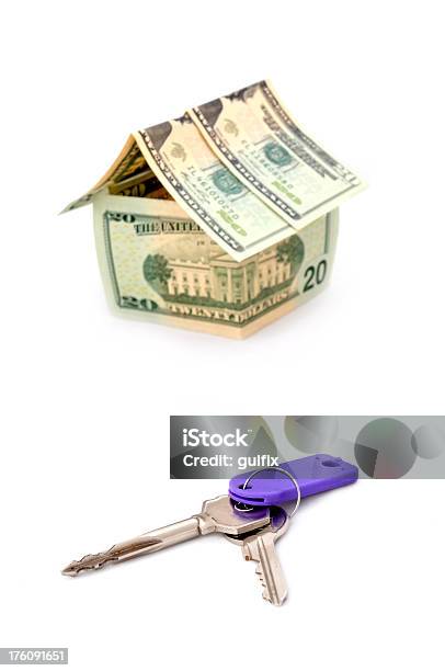 Domu Wykonane Z Dolarów - zdjęcia stockowe i więcej obrazów Banknot - Banknot, Biały, Biznes