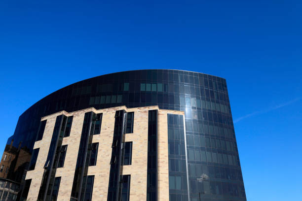 istock Modern luxury apartments against a blue sky 176091823