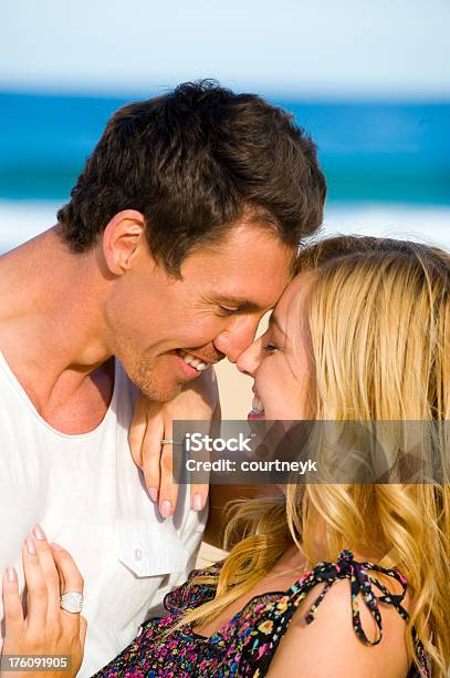 Young Couple Being Affectionate Stock Photo - Download Image Now - Adult, Adults Only, Affectionate