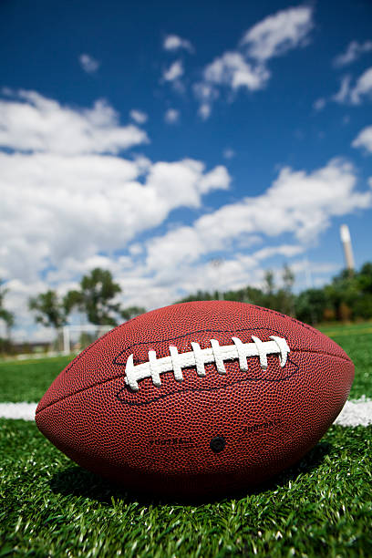 istock American football on the turf 176092292