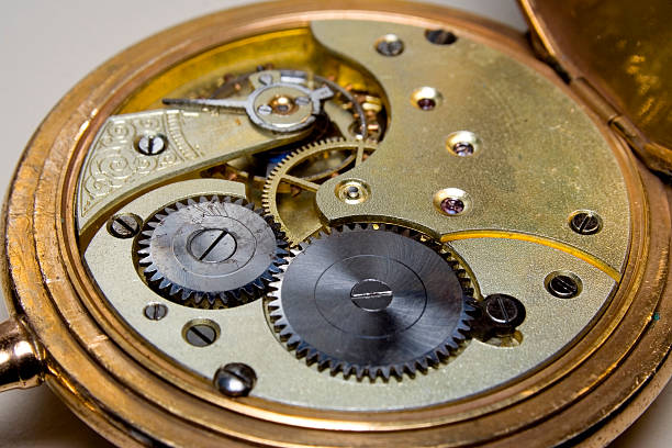 istock Gears of an old clock 176092419