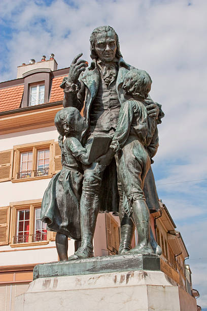 istock Pestalozzi Statue with Children 176092954