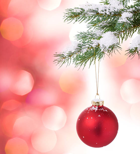 istock Hanging Christmas Bauble & Defocused Lights 176093108