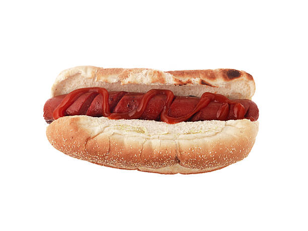 istock Hot Dog with Ketchup 176093598