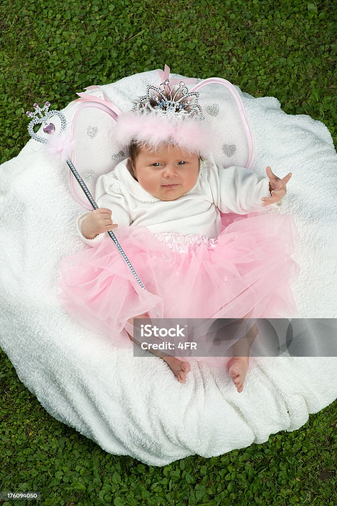 Baby Prinzess z Berło i Korona Udzielanie zamówień (XXXL - Zbiór zdjęć royalty-free (0-1 miesięcy)