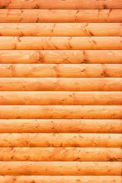 통나무집 벽 - log log cabin wood knotted wood 뉴스 사진 이미지