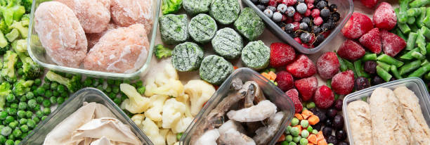 istock Various of frozen products. 1760943480