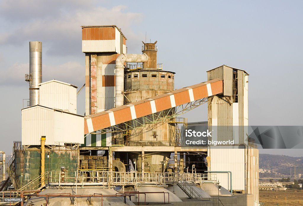 Instalación de planta química - Foto de stock de Caldera - Herramientas industriales libre de derechos