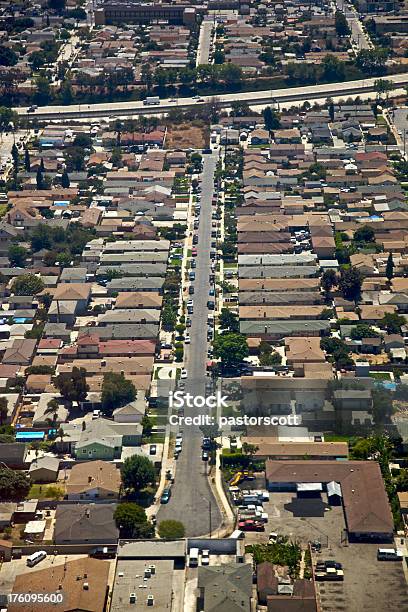 Aerial View Of Los Angeles California Xxxl Stock Photo - Download Image Now - Aerial View, Aircraft Point of View, Airplane
