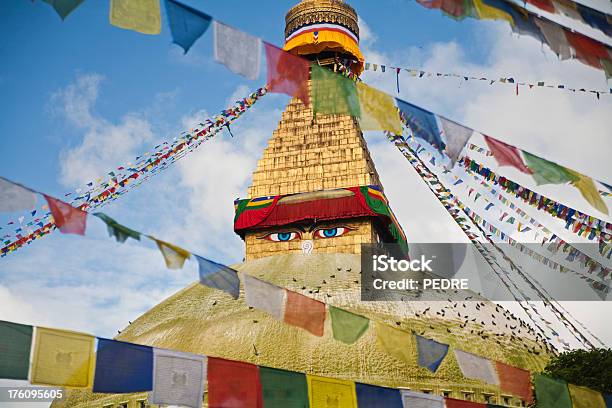 Boudhanath Stupa Stock Photo - Download Image Now - Kathmandu, Nepal, Temple - Building