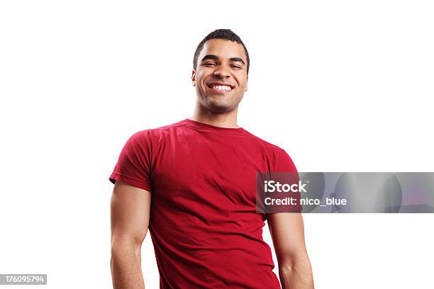 Jovem Feliz Minoria Guy - Fotografias de stock e mais imagens de Homens - Homens, Musculado, T-Shirt