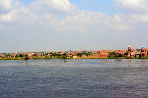 Drought in the Paraguai River in Cáceres, Mato Grosso, Brazil.