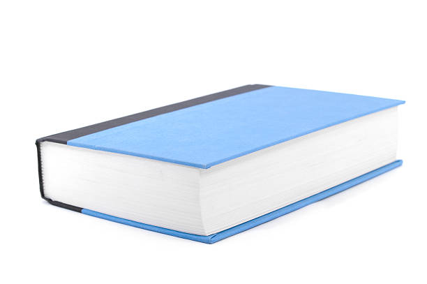 istock Blue Hardcover Book Isolated on White 176096471