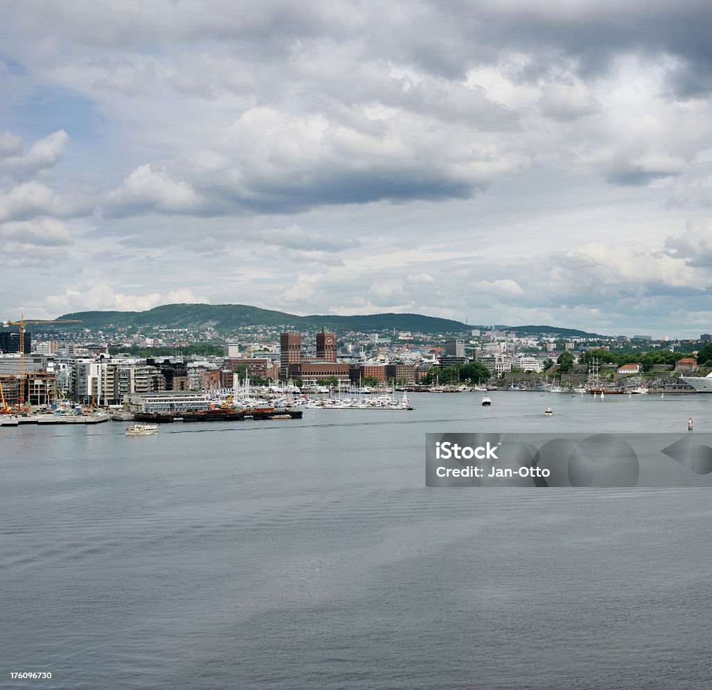 Stadt von Oslo - Lizenzfrei Berg Stock-Foto