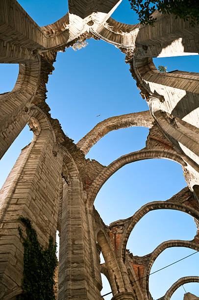 The ruins of Saint Karin (Saint Katarina) medieval church in Visby, Gotland. Sweden.