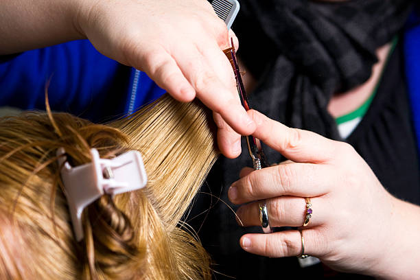 istock Woman Getting a Haircut 176096826