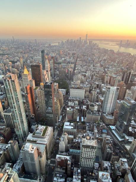istock Sunset view of New York City 1760972507