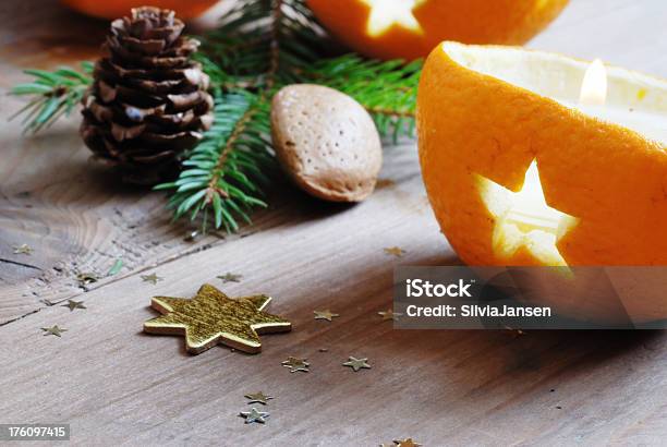 Traditional Orange Chrismas Decoration Stock Photo - Download Image Now - Almond, Autumn, Backgrounds