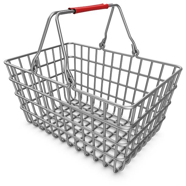 istock metal shopping basket 176097792