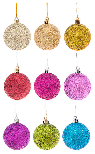 istock Colorful Christmas baubles 176098254