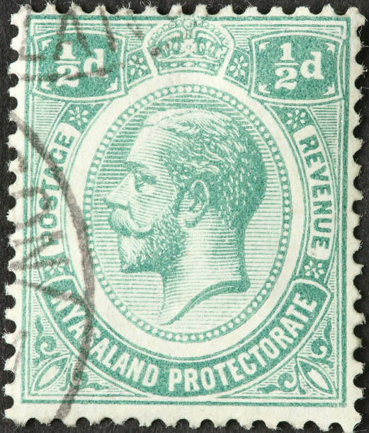 istock old Nyasaland stamp 176098528